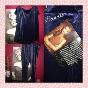 Matching IMAN velour BUNDLE set 🦋